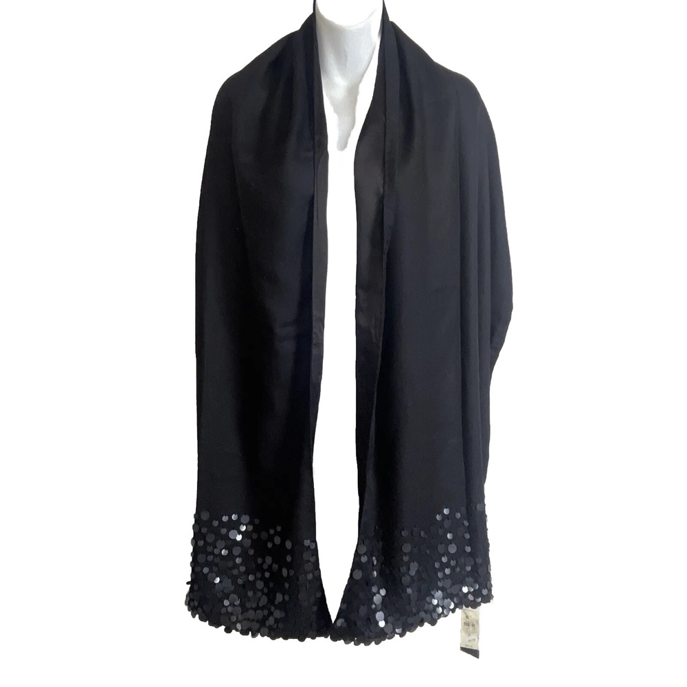 NWT Beyond Yoga Pocket Infinity Scarf‎ Black Hidden Zipper One Size